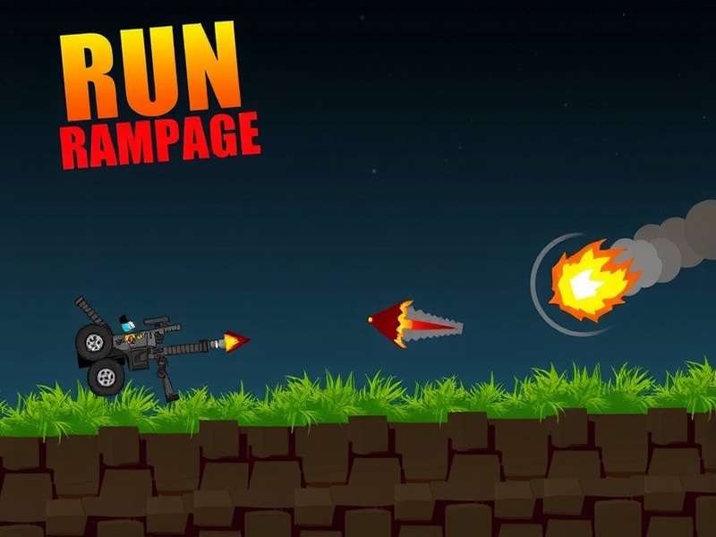 Run Rampage intense action sequence Run Rampage gameplay screenshot